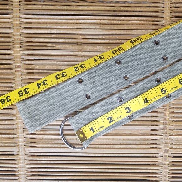Unisex, canvas, khaki belt - Picture 9 of 10